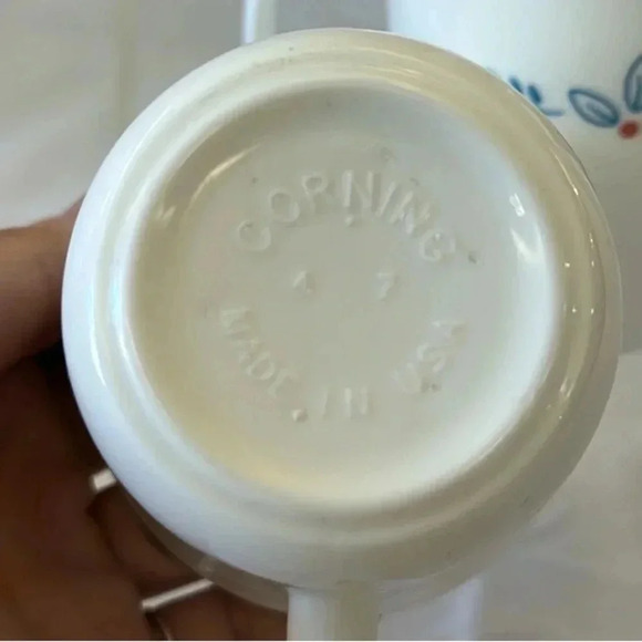 Corelle Subtle Blue / Winter Frost Cups Mugs - Set of 3 - Picture 4 of 4